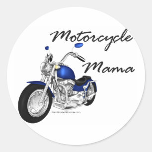 Motorcykelns Mamma Runt Klistermärke