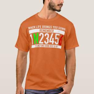 Motorcykelns motorcyklist, nr 1N23456 T Shirt