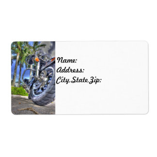 Motorcykelns Returetiketter Fraktsedel