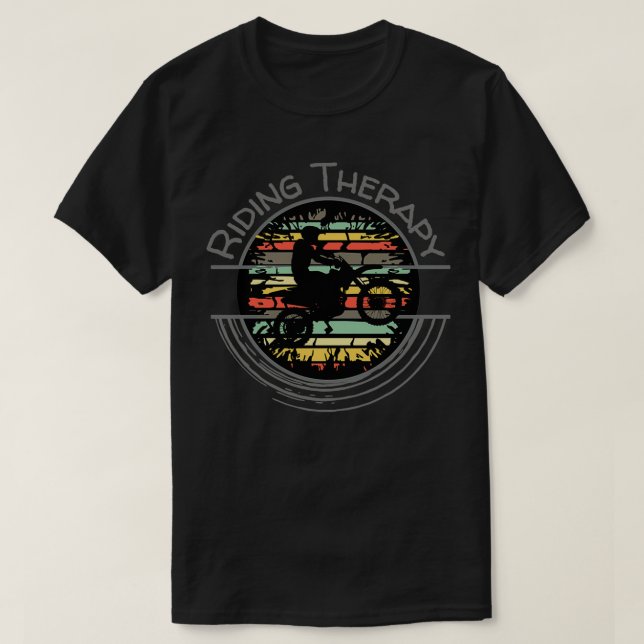 Motorcykelns rideringsterapiTShirt T Shirt (Design framsida)