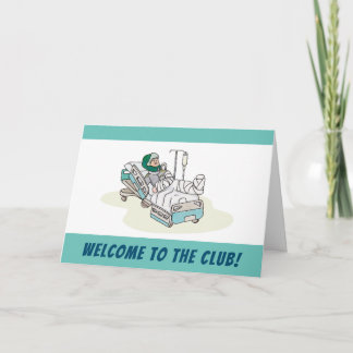 Motorcykelolyckan får bra kort, humoristiskt rolig kort