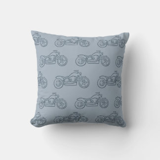 Motorcykelpojkar Racingcykel Motorcykel Blå Kudde