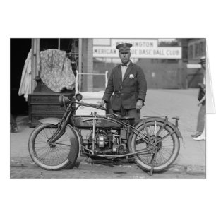Motorcykelpolis, 1924 hälsningskort
