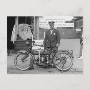Motorcykelpolis, 1924 vykort