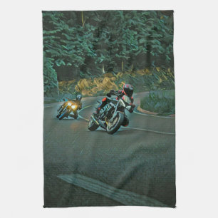 Motorcykelpresent Kökshandduk