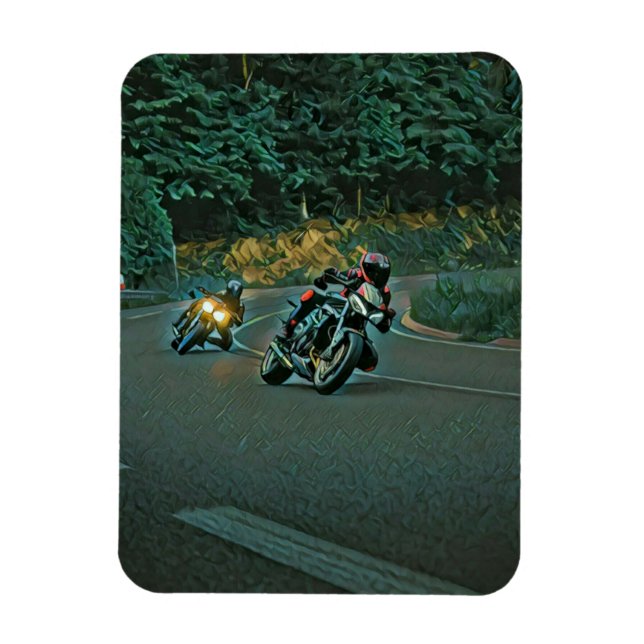 Motorcykelpresent Magnet (Vertikal)