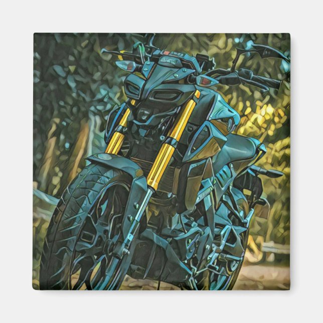 Motorcykelpresent Magnet (Framsidan)