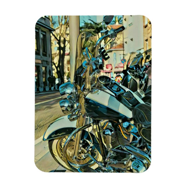 Motorcykelpresent Magnet (Vertikal)