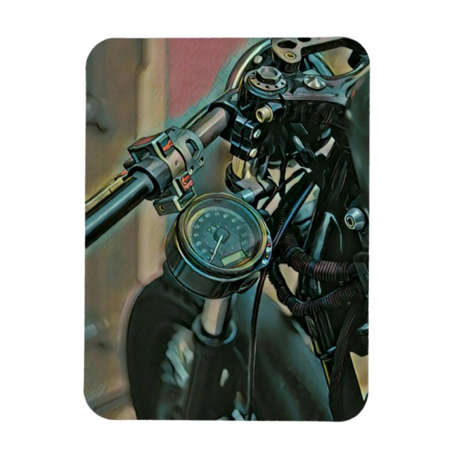 Motorcykelpresent Magnet (Vertikal)