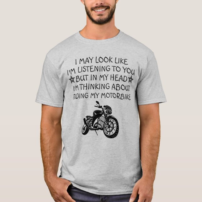 Motorcykelpresent, motorcykelpresent, motorcykelpr t shirt (Framsida)