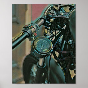 Motorcykelpresent Poster
