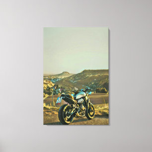 Motorcykelpresentationer Canvastryck