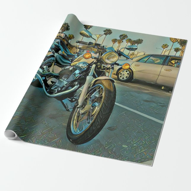 Motorcykelpresentationer Presentpapper (Utrullad)
