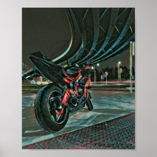 motorcykelpresenter för pojkvän poster