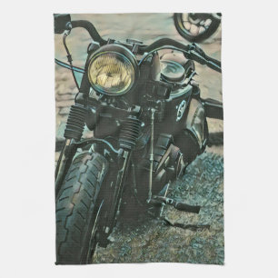 motorcykelpresenter till honom kökshandduk
