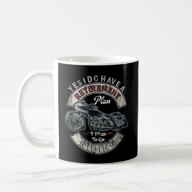 MotorcykelRider i pension Kaffemugg (Vänster)
