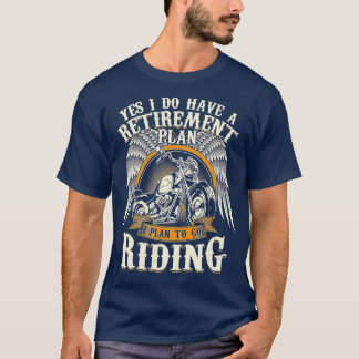 MotorcykelRider i pension T Shirt
