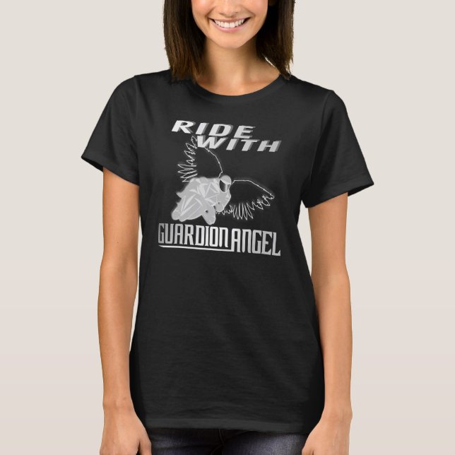 Motorcykelsäkring med Guardion Angel-Biker T Shirt (Framsida)
