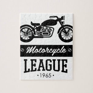 Motorcykelsamlingslogotyper Pussel