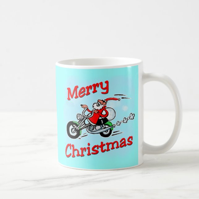 MotorcykelSanta mugg (Höger)
