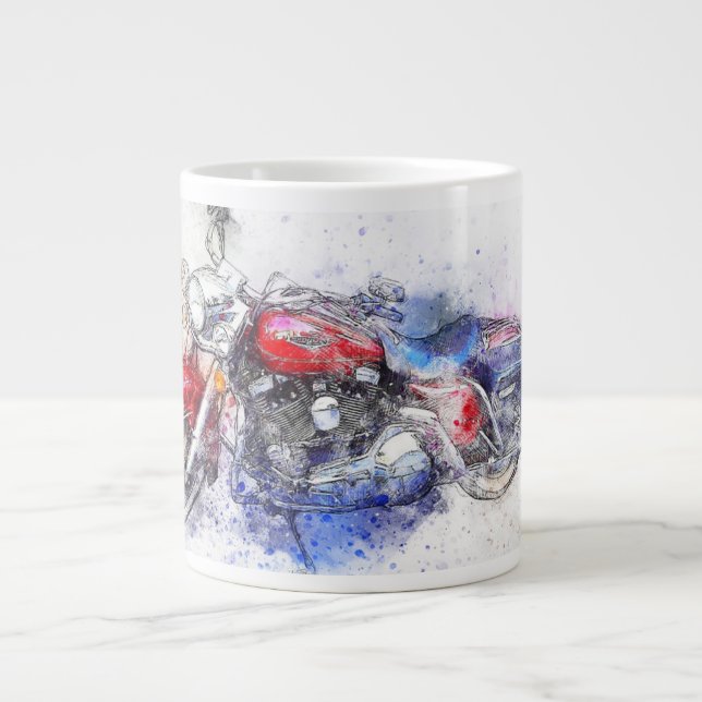 Motorcykelspecialitet Mugg Jumbo Mugg (Framsidan)