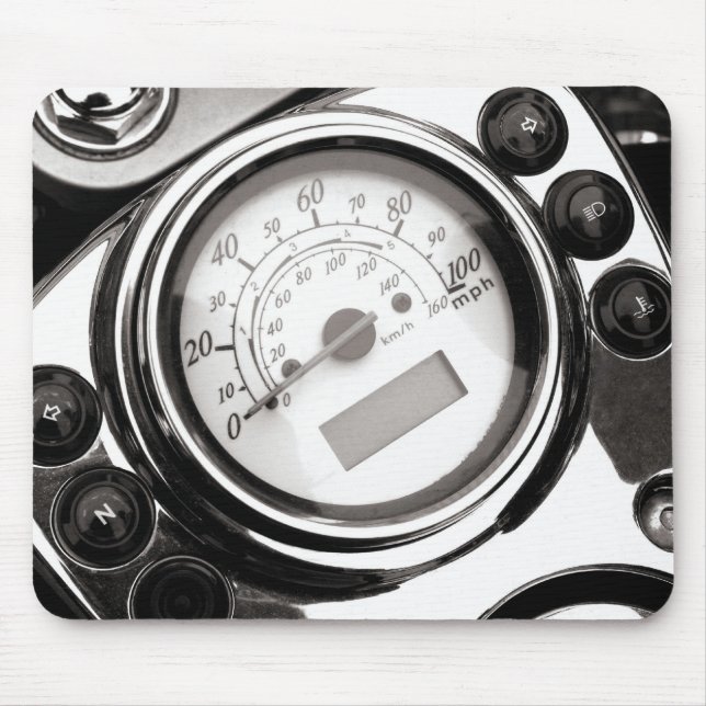 MotorcykelSpeedometer Musmatta (Framsidan)