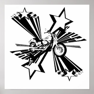 Motorcykelstjärnor Poster