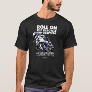 MotorcykelT-tröja - rulle på gasspjället T-shirt