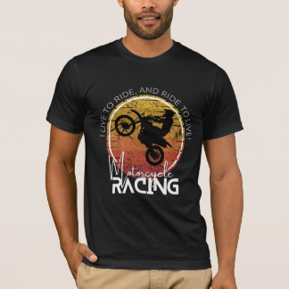 MOTORCYKELTÄVLA | Bära din sport T Shirt