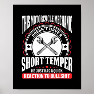 Motorcykeltekniker poster