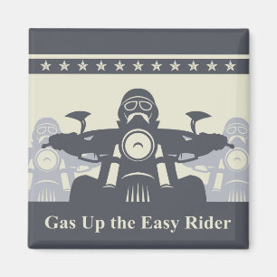 Motorcykeltema Magnet, Biker Rally Easy Rider Magnet