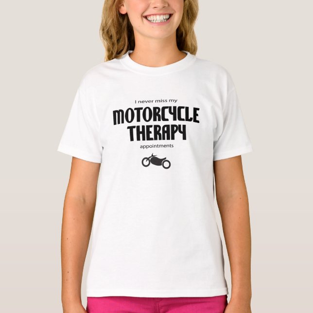Motorcykelterapi T-shirt (Framsida)