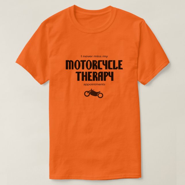 Motorcykelterapi T-shirt (Design framsida)