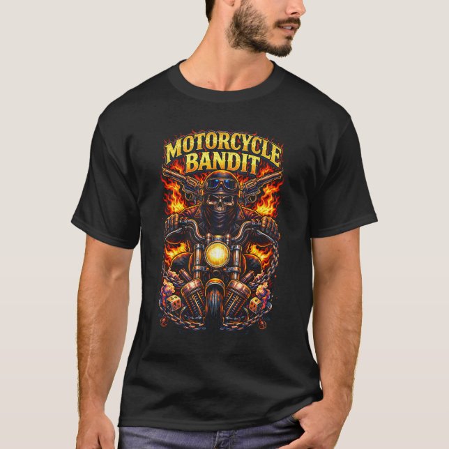 Motorcykeltjuv T Shirt (Framsida)
