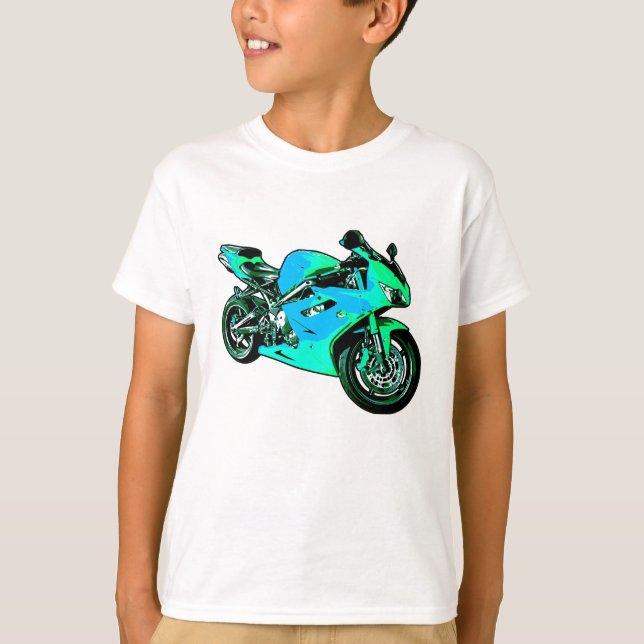 Motorcykeltröja T Shirt (Framsida)