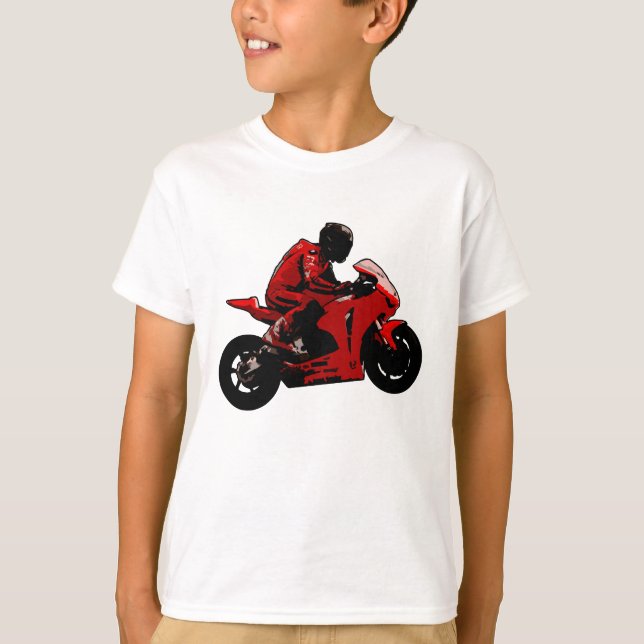 Motorcykeltröja T Shirt (Framsida)