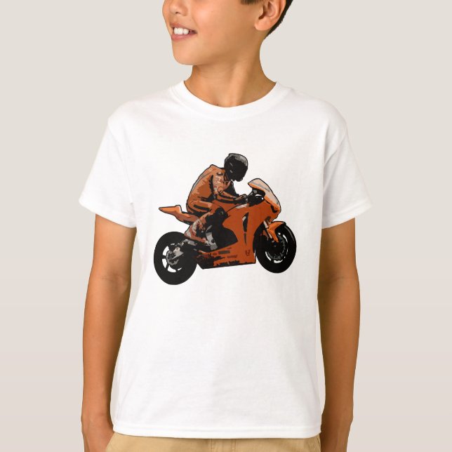 Motorcykeltröja T Shirt (Framsida)