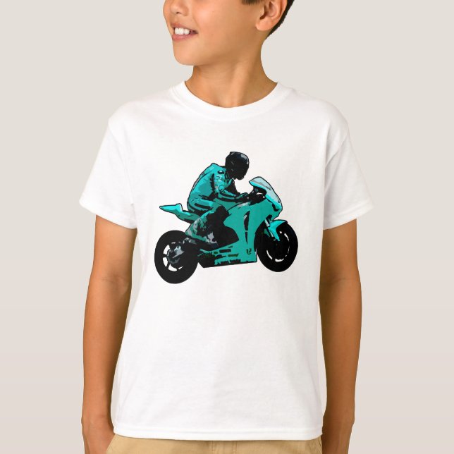 Motorcykeltröja T Shirt (Framsida)