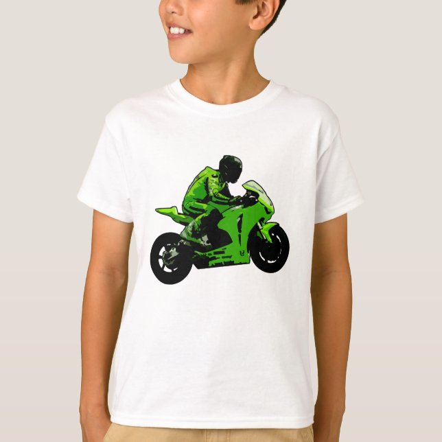 Motorcykeltröja T Shirt (Framsida)