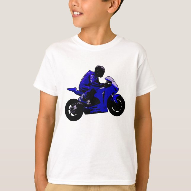 Motorcykeltröja T Shirt (Framsida)