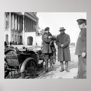 Motorcykelvägresa 1918 poster