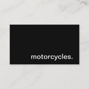 Motorcykelvisitkort Visitkort