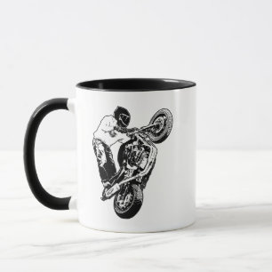 Motorcykkaffe mugg