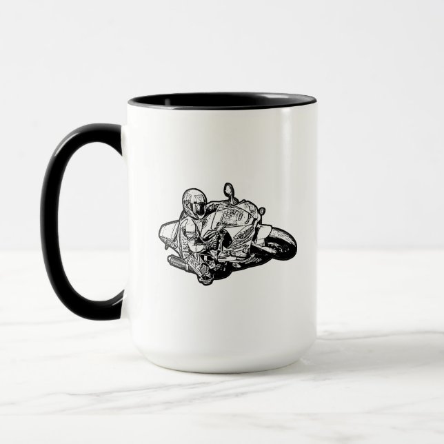 Motorcykkaffe mugg (Vänster)