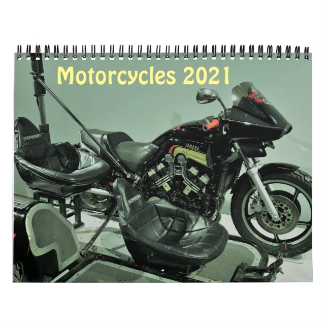 Motorcyklar 2021 fotokalender kalender (Omslag)