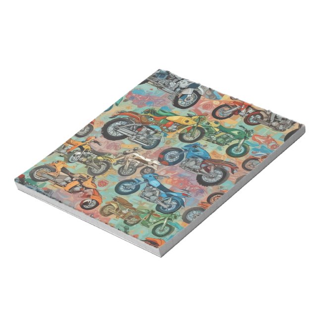 Motorcyklar Anteckningsblock (Roterad)