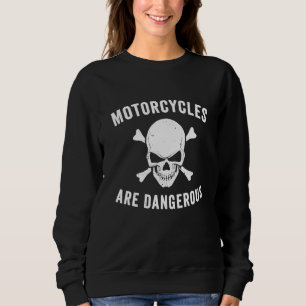 Motorcyklar Är Farliga Sarksatisk Dumt Meme Ga T Shirt