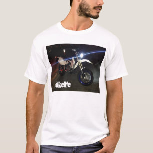 Motorcyklar bikelife, suzuki, supermoto t-shirt