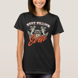 Motorcyklar Biker Motorcykel Rider Best Pillion nå T Shirt