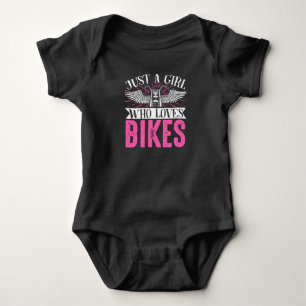 Motorcyklar Biker Motorcykel Rider Just A Girl T Shirt